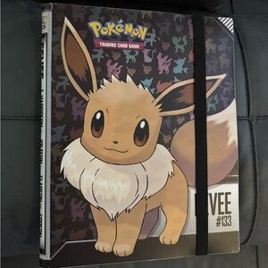 Pokemon Eevee Card Holder with Black Strap